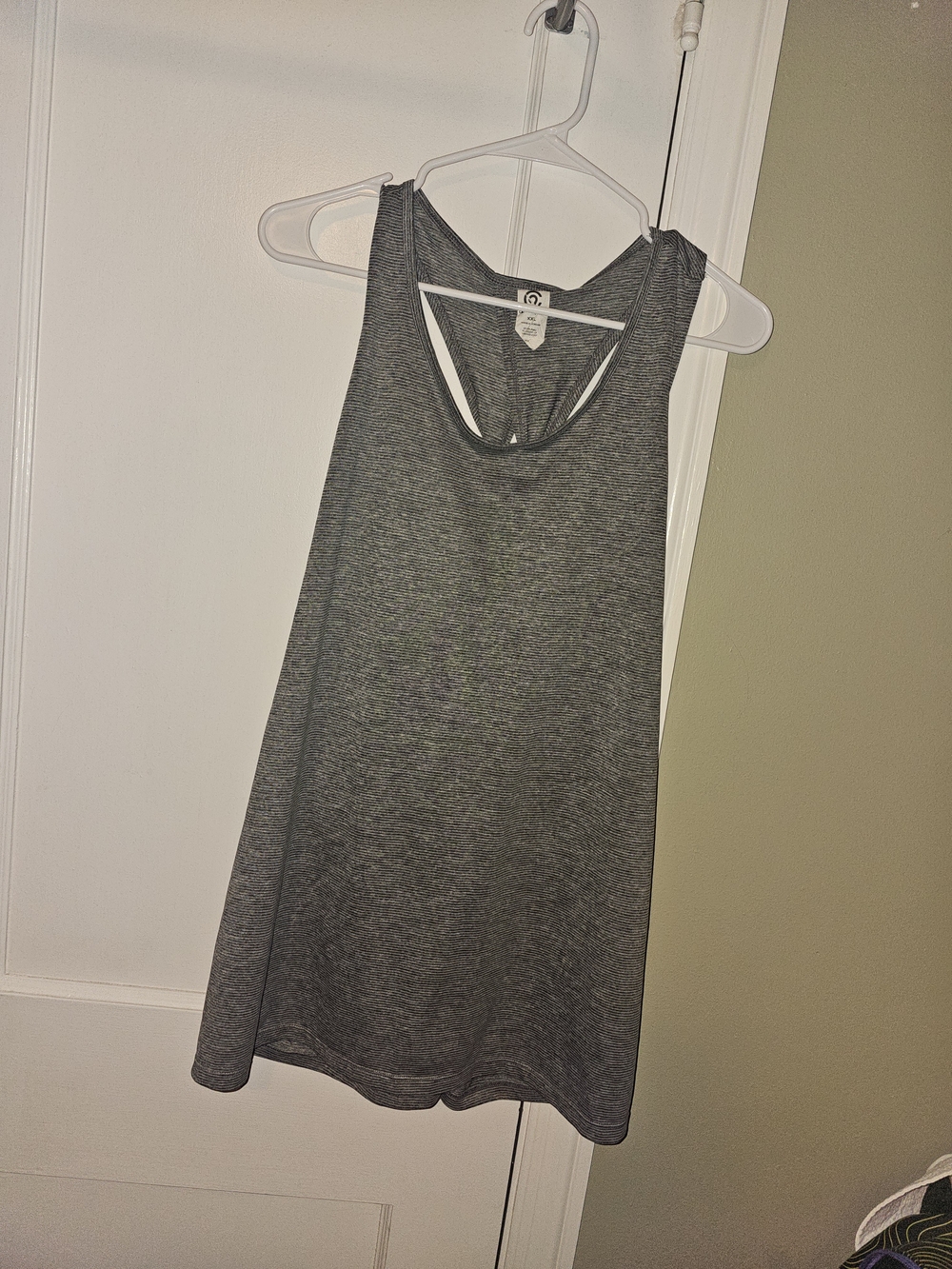 Champion Women's Dark Gray Performance Tank Top - Racerback